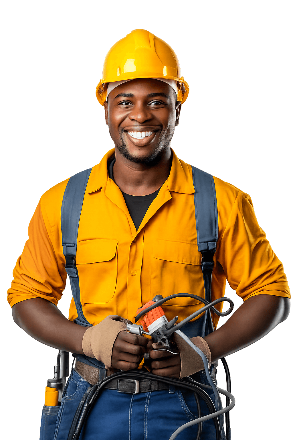 Herons Handy Service handyman ready for work